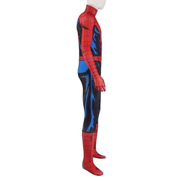 Spiderman Vintage Comic Book Suit Printed Cosplay Costume